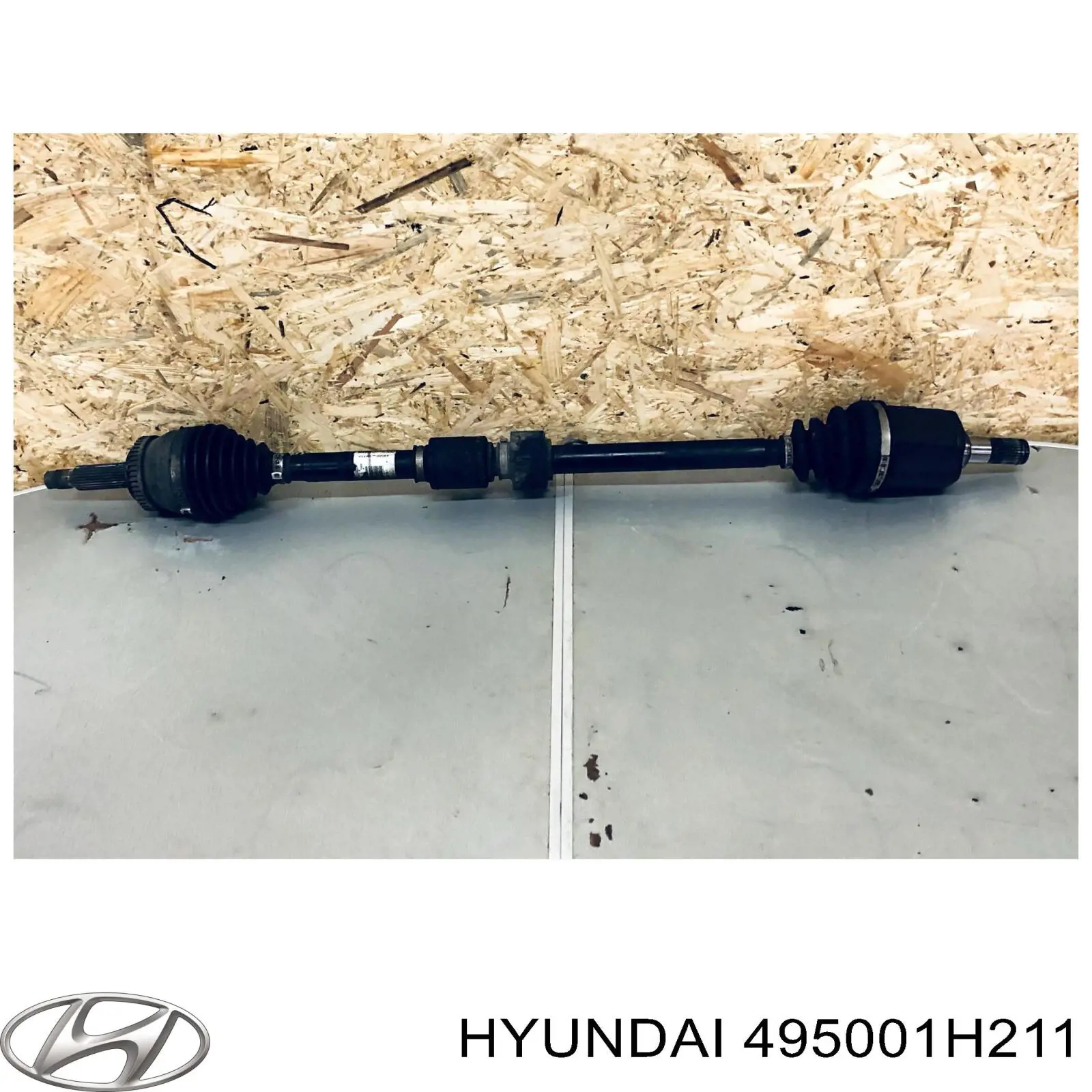 495001H211 Hyundai/Kia árbol de transmisión delantero derecho