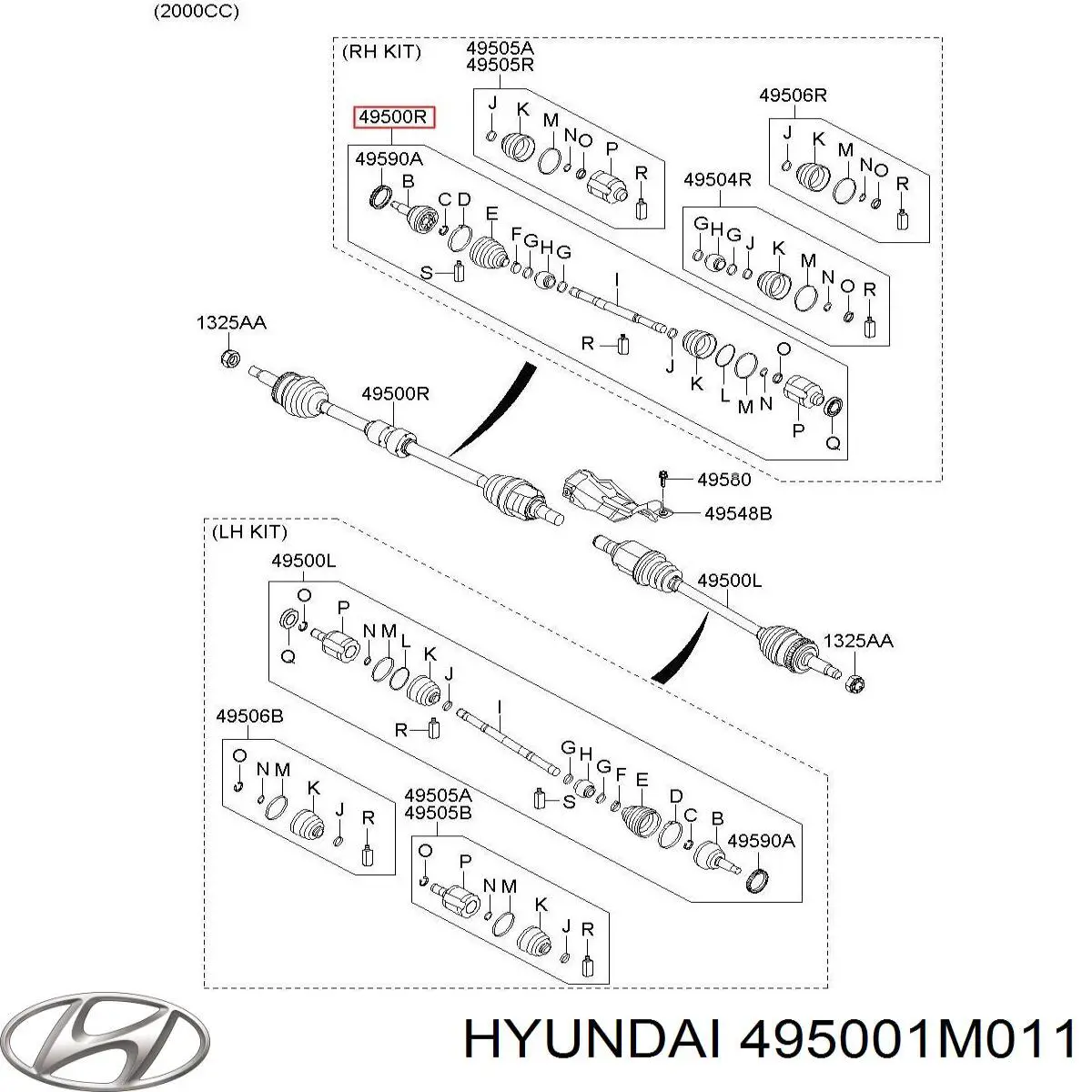 495001M011 Hyundai/Kia