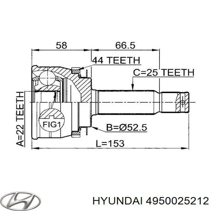 4950025212 Hyundai/Kia