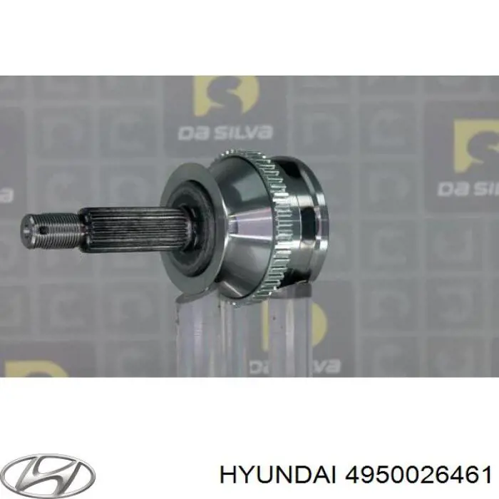 4950026450 Hyundai/Kia árbol de transmisión delantero derecho