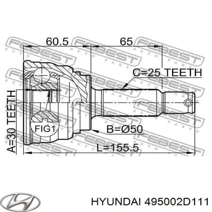 495002D110 Hyundai/Kia