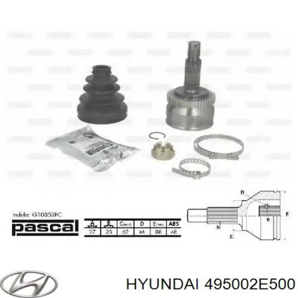 Comprar HM224111 Mando Semieje delantero derecho