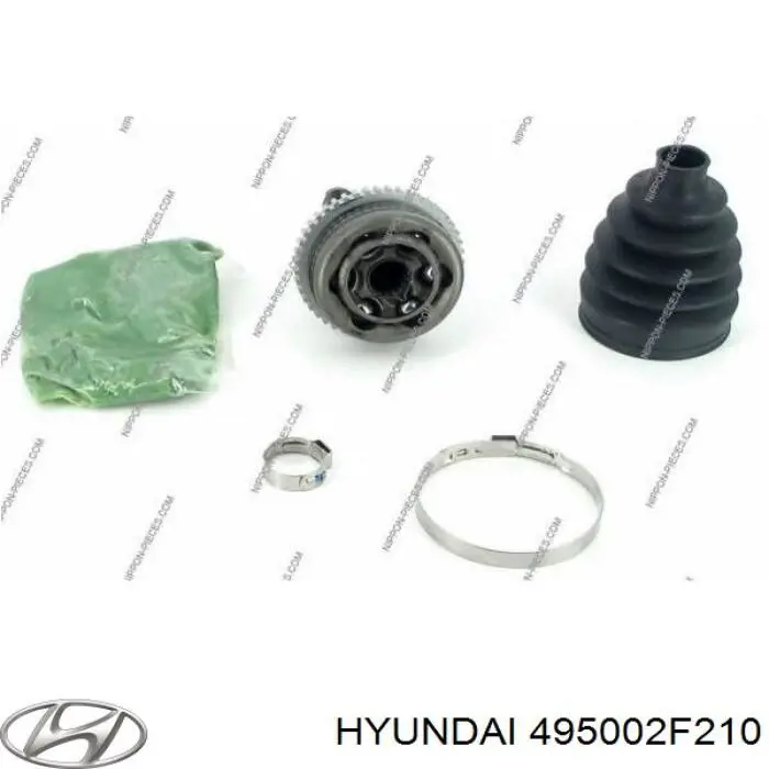 495002F210 Hyundai/Kia árbol de transmisión delantero derecho