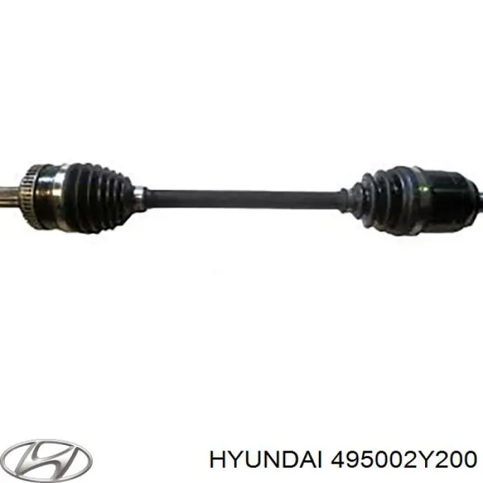 495002Y200 Hyundai/Kia árbol de transmisión delantero izquierdo