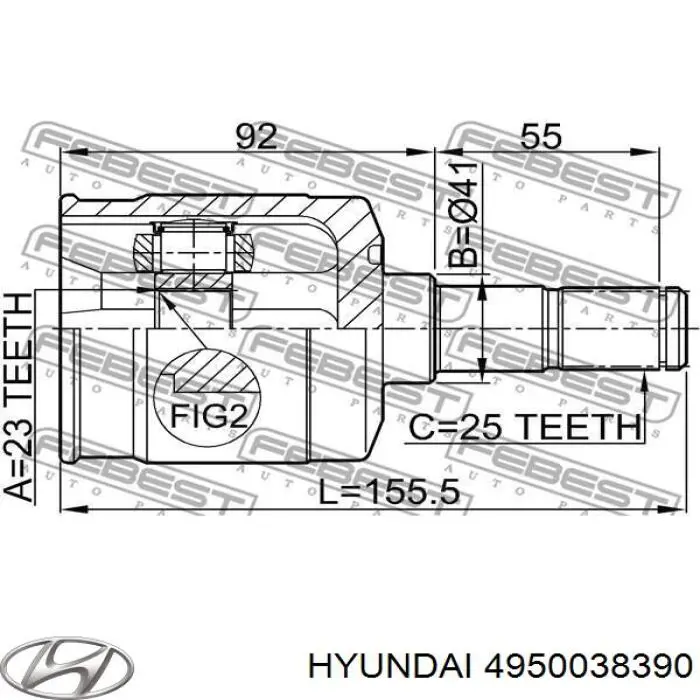 4950038391 Hyundai/Kia