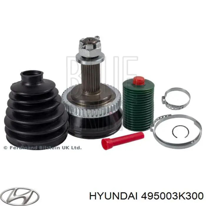 Semieje delantero izquierdo Hyundai/Kia 495003K300 precio, desde 75,50 EUR
