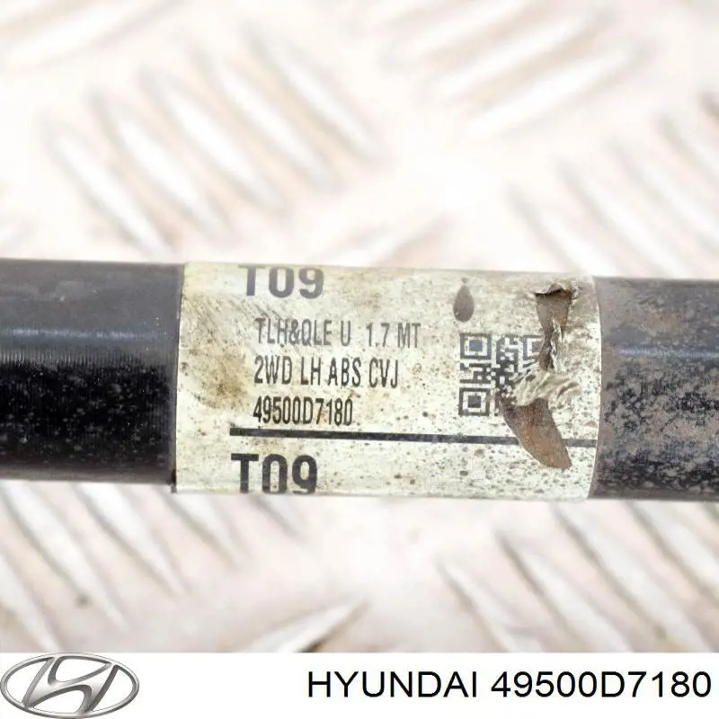 Semieje delantero izquierdo Hyundai/Kia 49500D7180 precio, desde 104,80 EUR