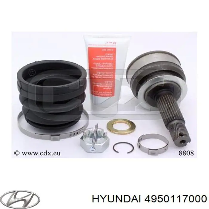 4950117000 Hyundai/Kia junta homocinética exterior delantera