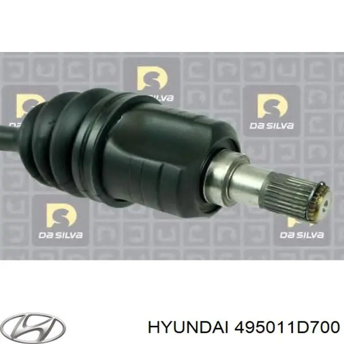 495011D700 Hyundai/Kia Semieje delantero izquierdo