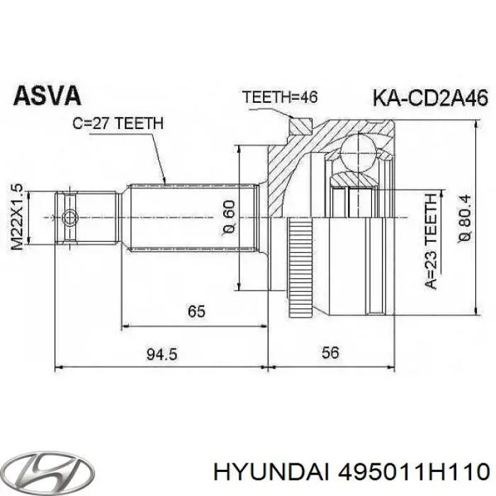 495011H110 Hyundai/Kia