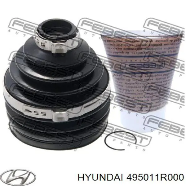 495011R000 Hyundai/Kia árbol de transmisión delantero derecho