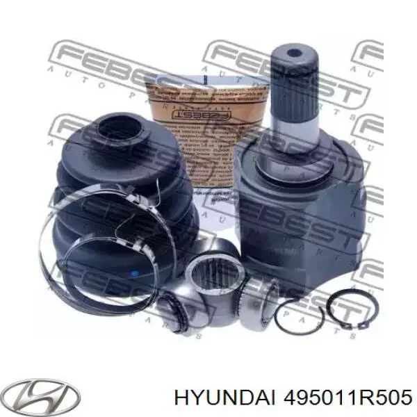 495011R505 Hyundai/Kia árbol de transmisión delantero derecho