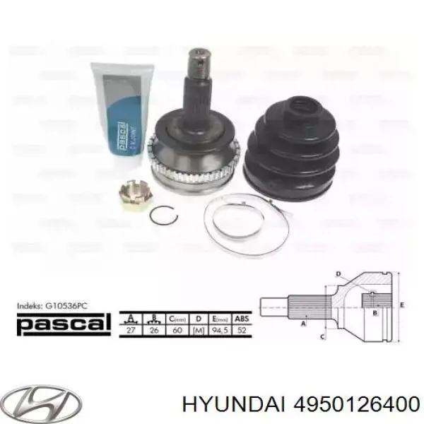 4950126400 Hyundai/Kia