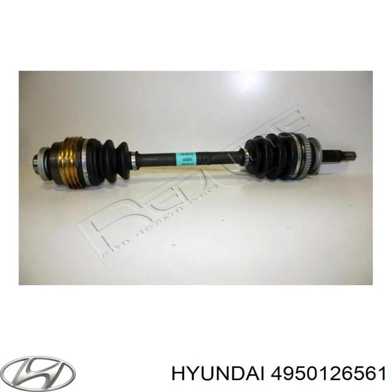 4950126561 Hyundai/Kia árbol de transmisión delantero derecho