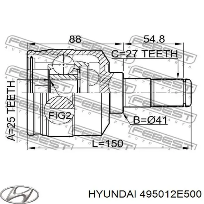 495012E500 Hyundai/Kia