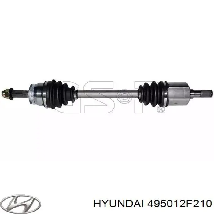 Semieje delantero izquierdo Hyundai/Kia 495012F210 precio, desde 122,54 EUR