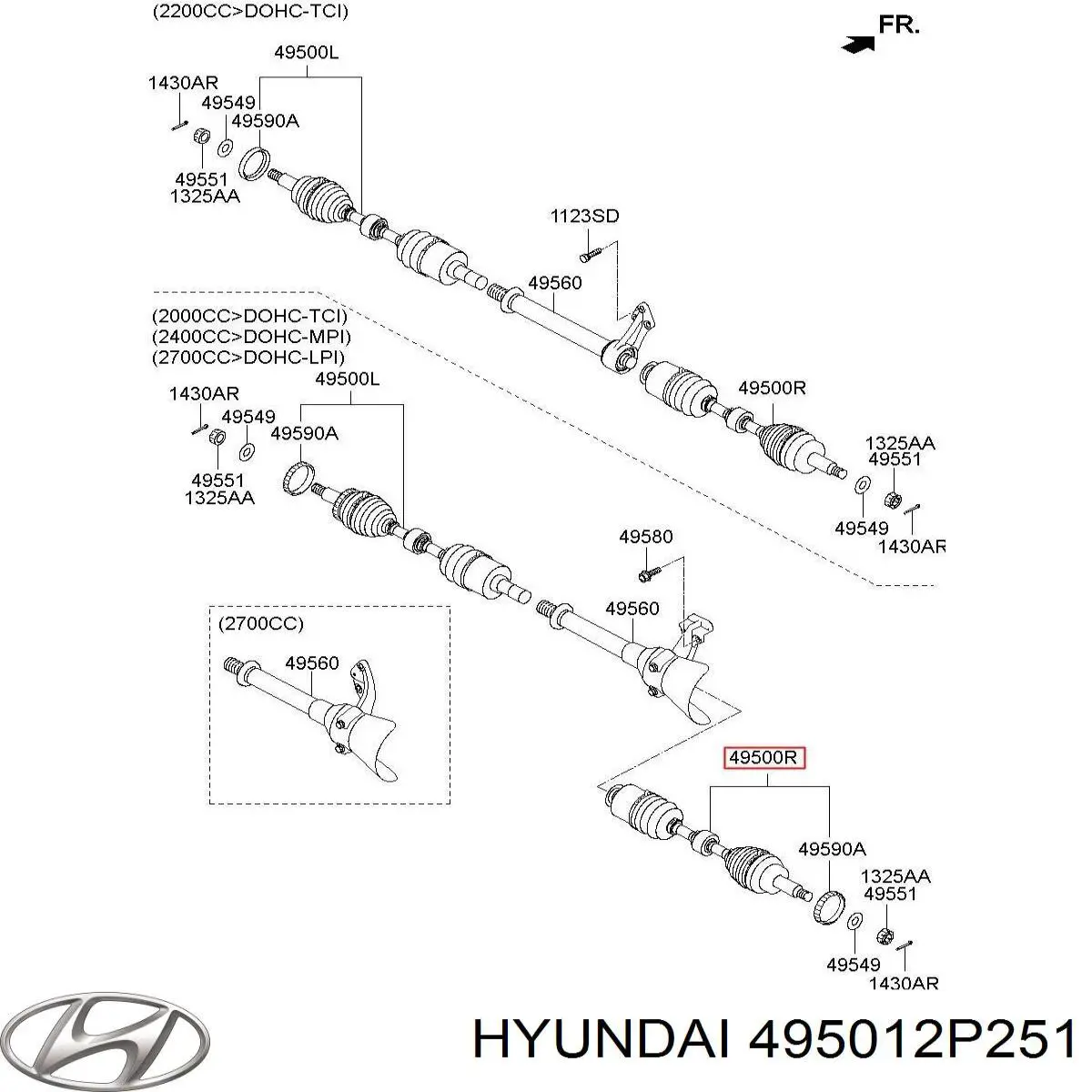 495012P251 Hyundai/Kia