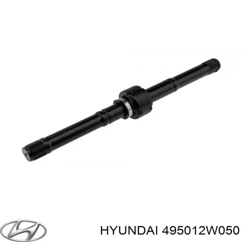 495012W050 Hyundai/Kia árbol de transmisión delantero derecho