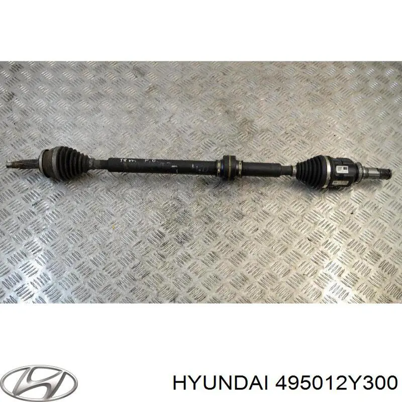 495012Y300 Hyundai/Kia árbol de transmisión delantero derecho