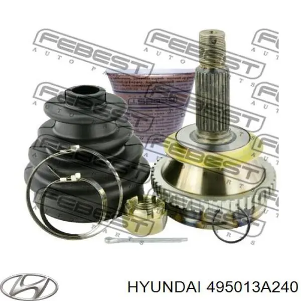 495003A750 Hyundai/Kia árbol de transmisión delantero derecho