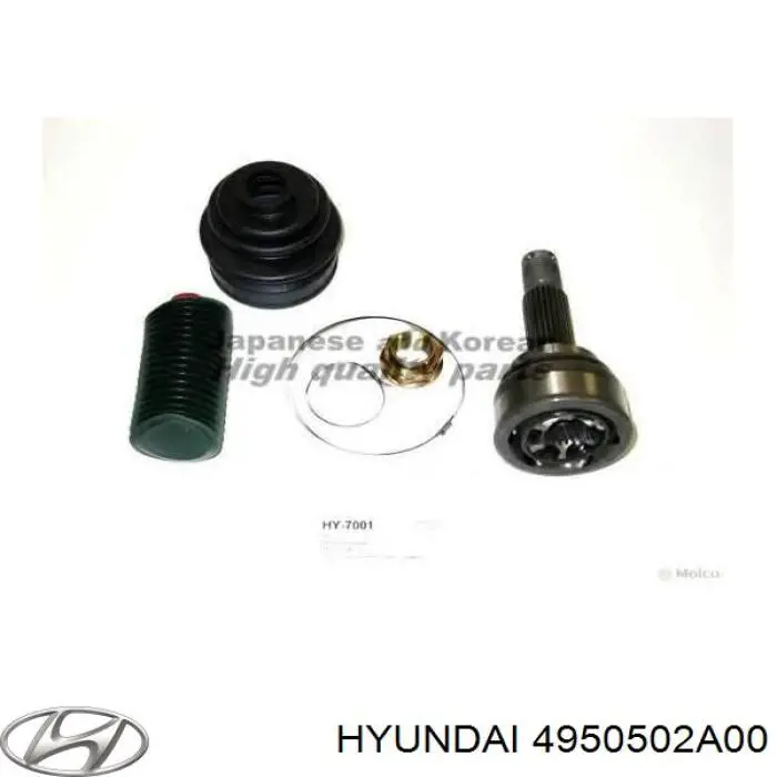 4950502A00 Hyundai/Kia junta homocinética interior delantera izquierda