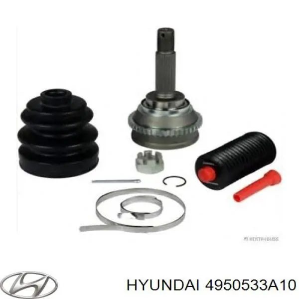 Junta homocinética interior delantera izquierda para Hyundai Lantra 