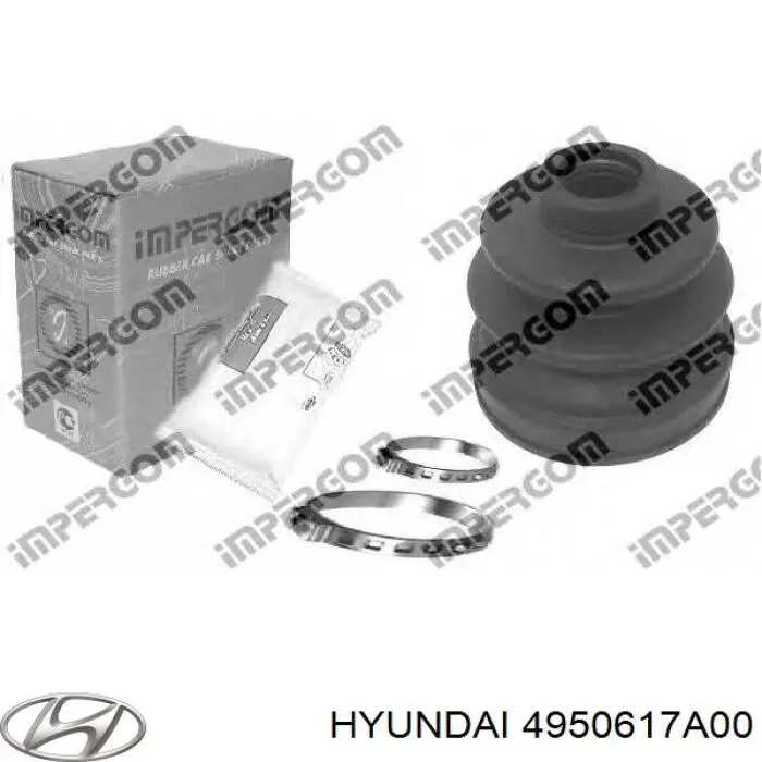 4950617A00 Hyundai/Kia fuelle, árbol de transmisión delantero interior