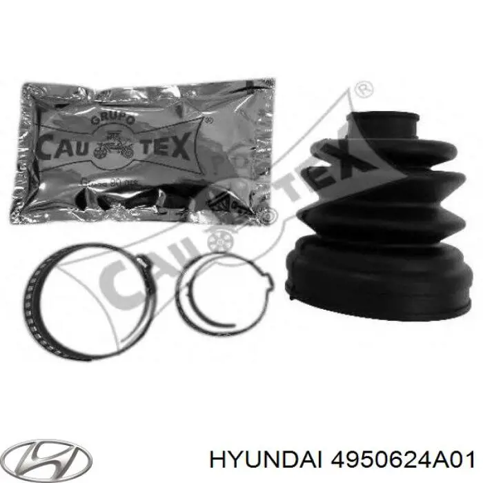 Fuelle de palier delantero exterior 4950624A01 Hyundai/Kia