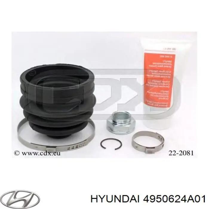 Fuelle semieje delantero exterior Hyundai/Kia 4950624A01