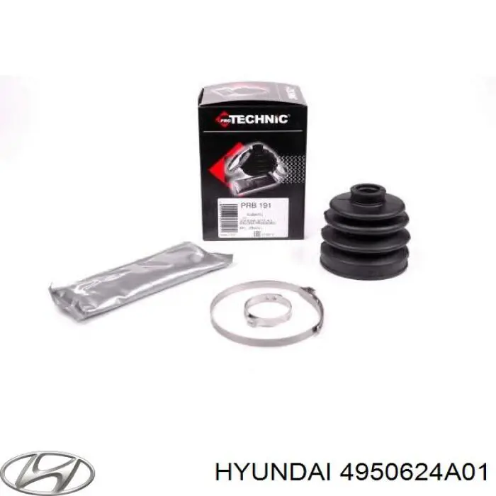 4950624A01 Hyundai/Kia fuelle, árbol de transmisión delantero exterior