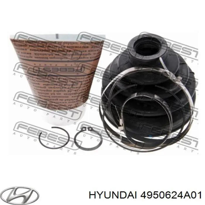 Comprar 4950624A01 Hyundai/Kia Fuelle de palier delantero exterior
