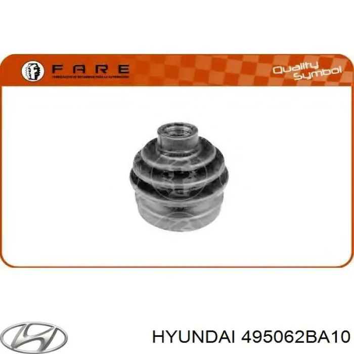 495062BA10 Hyundai/Kia fuelle, árbol de transmisión delantero interior izquierdo