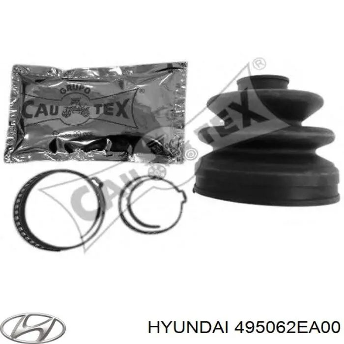 495062EA00 Hyundai/Kia fuelle, árbol de transmisión delantero interior