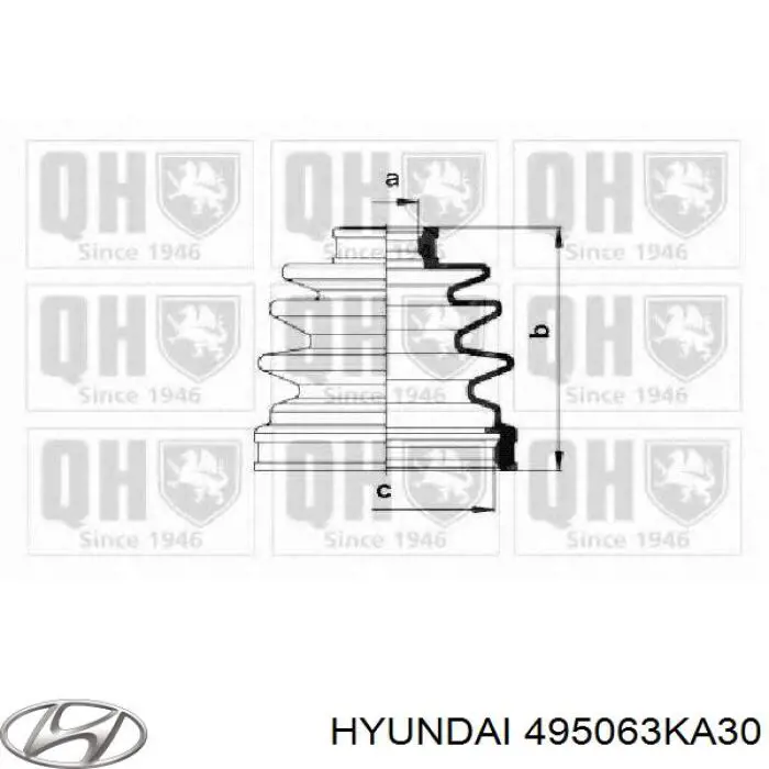 Fuelle transmisión delantero exterior Hyundai/Kia 495063KA30 precio, desde 10,98 EUR