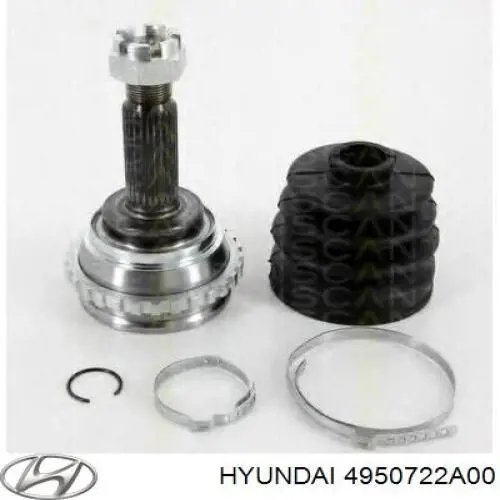 Árbol de transmisión delantero izquierdo para Hyundai Accent 