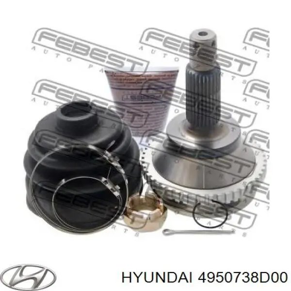 Árbol de transmisión delantero izquierdo para Hyundai Sonata (EF)