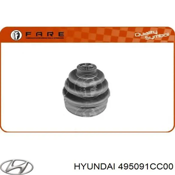 Comprar 495091CC00 Hyundai/Kia Fuelle de palier delantero exterior