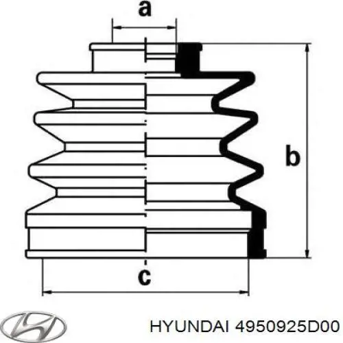 4950925D00 Hyundai/Kia