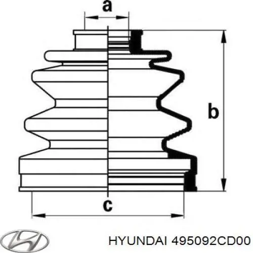 495092CD00 Hyundai/Kia