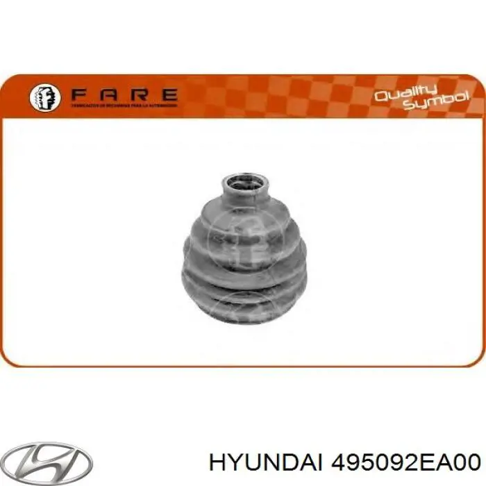 Comprar 495092EA00 Hyundai/Kia Fuelle de palier delantero exterior