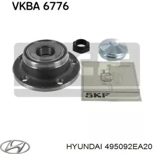 495092EA20 Hyundai/Kia fuelle, árbol de transmisión delantero exterior