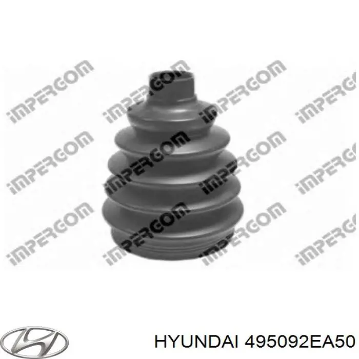 495092EA50 Hyundai/Kia fuelle, árbol de transmisión exterior izquierdo