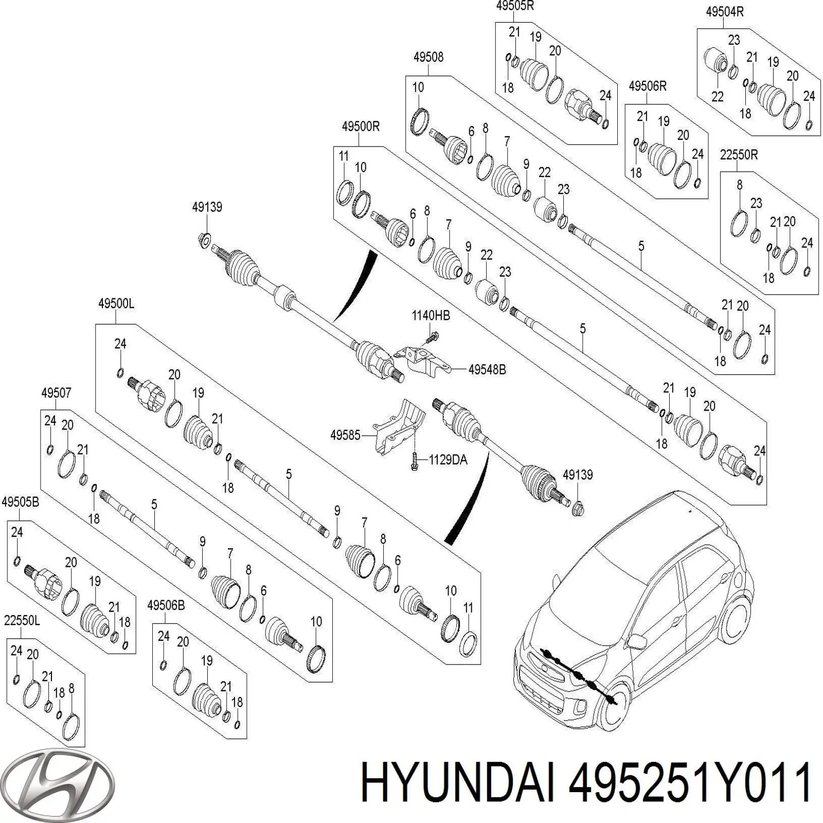 495251Y011 Hyundai/Kia