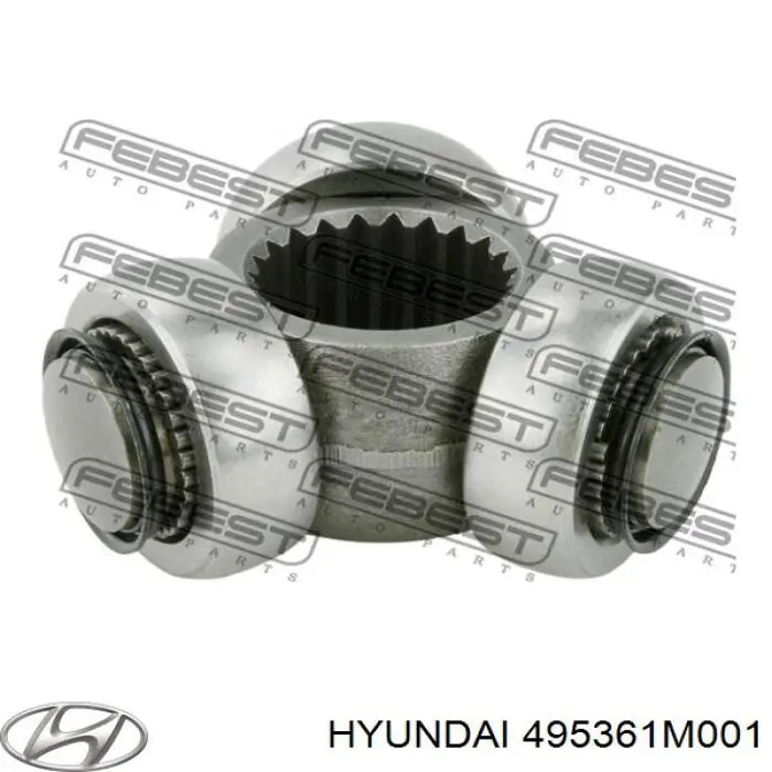 Junta homocinética interna delantera izquierda 495361M001 Hyundai/Kia