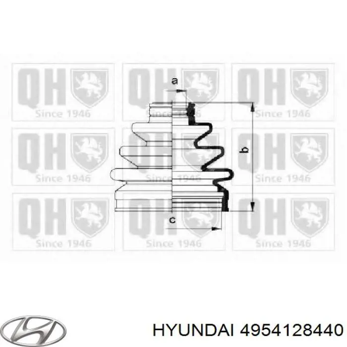 4954128440 Hyundai/Kia fuelle, árbol de transmisión delantero exterior