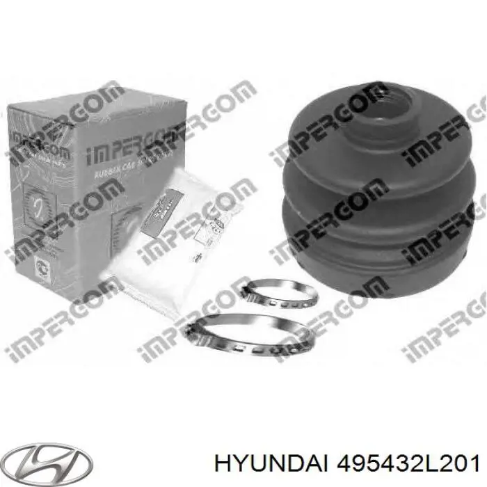 495432L201 Hyundai/Kia fuelle, árbol de transmisión delantero interior