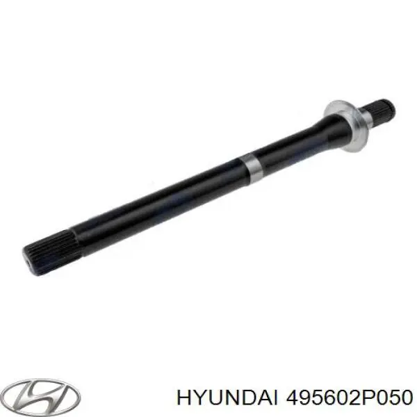 495602P050 Hyundai/Kia semieje de transmisión intermedio