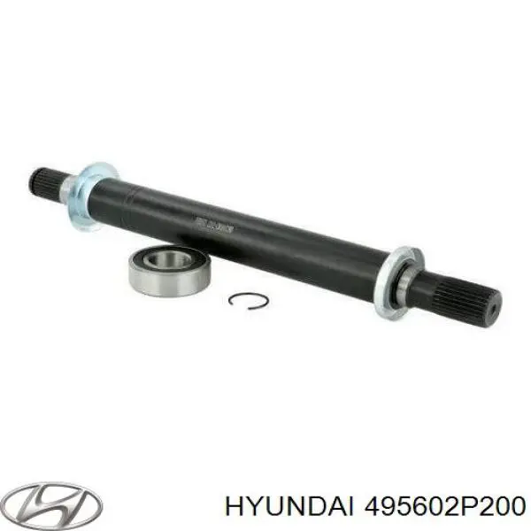 495602P200 Hyundai/Kia árbol de transmisión delantero derecho