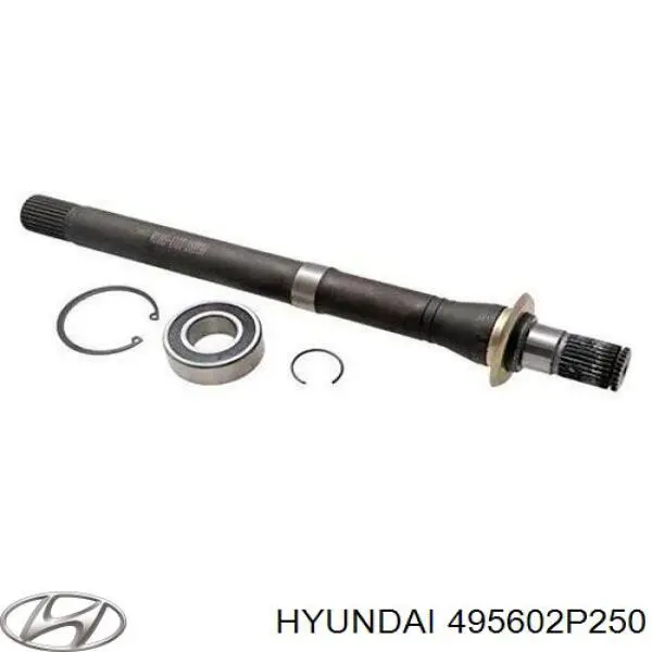 Eje intermedio de transmisión 495602P250 Hyundai/Kia