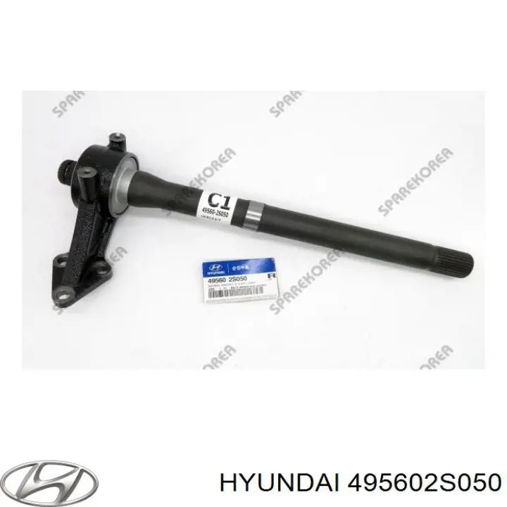 495602S050 Hyundai/Kia Árbol de transmisión intermedio